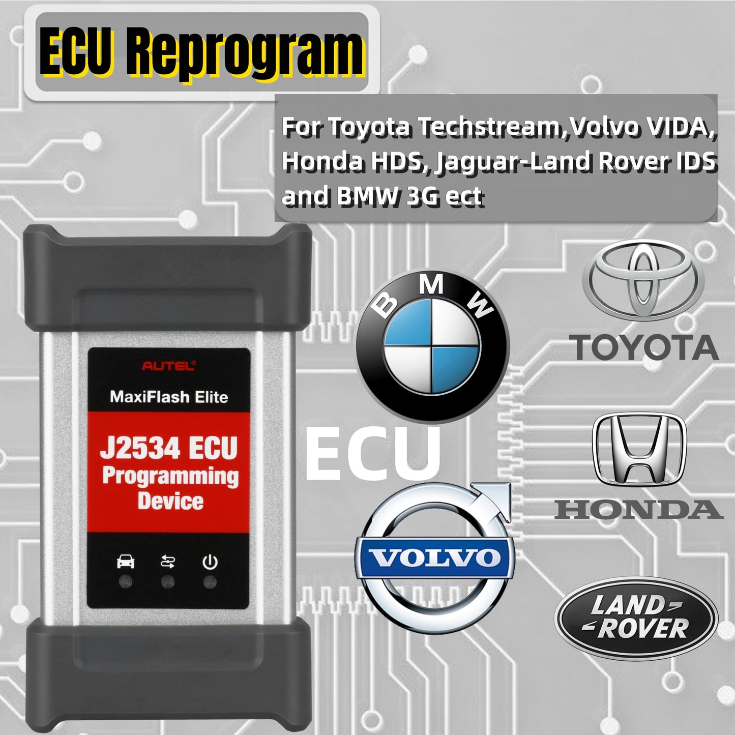 Autel MaxiFlash Elite J2534 ECU Programmer – Multi-Protocol Interface