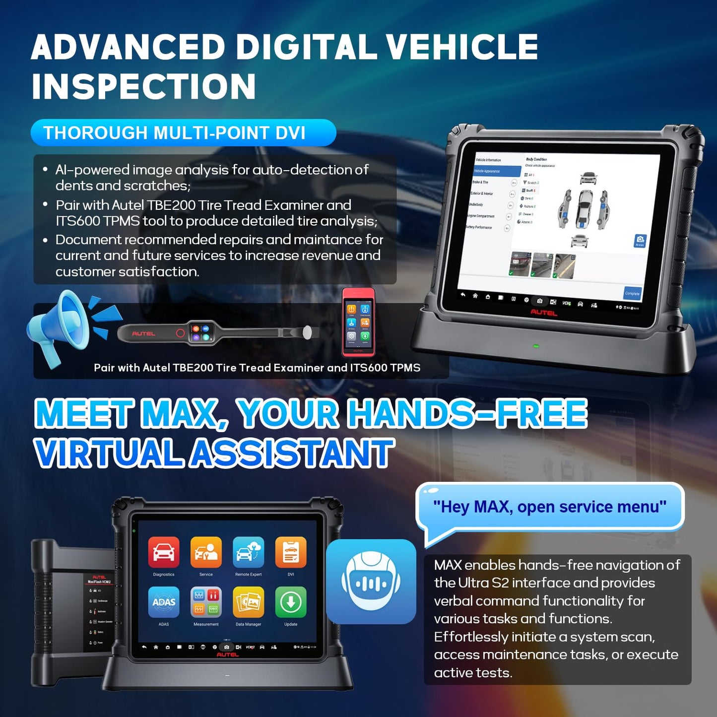 Autel MaxiSys Ultra S2 2025 Scanner | AI Diagnostics + VCMI2
