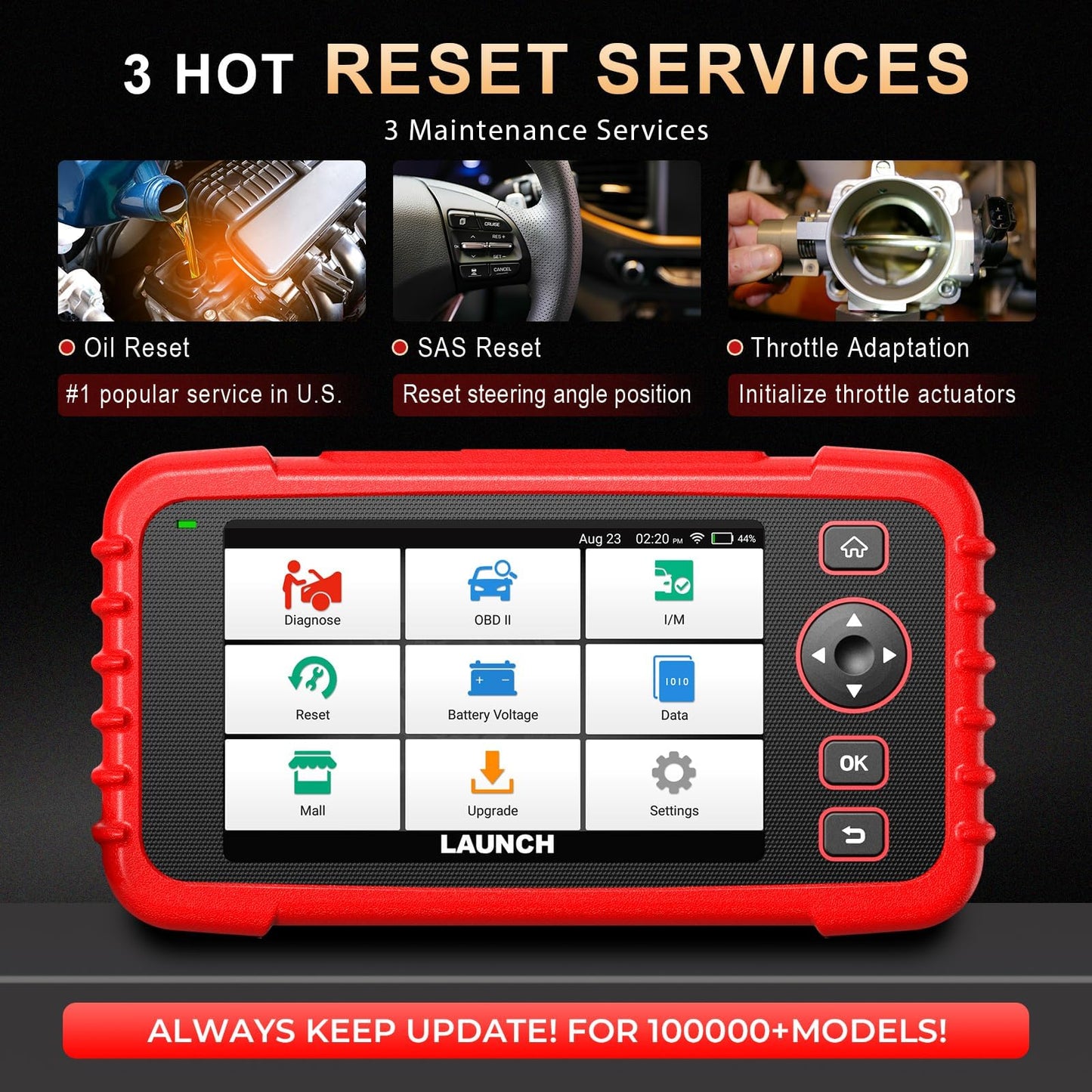 LAUNCH X431 CRP123X Plus Elite 2025 OBD2 Scanner with Full System Diagnostics