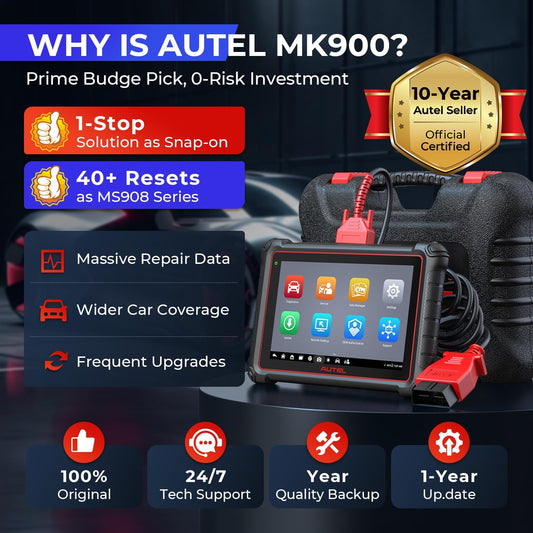 Autel MaxiCOM MK900 OBD2 Scanner | 2025 Bidirectional Tool