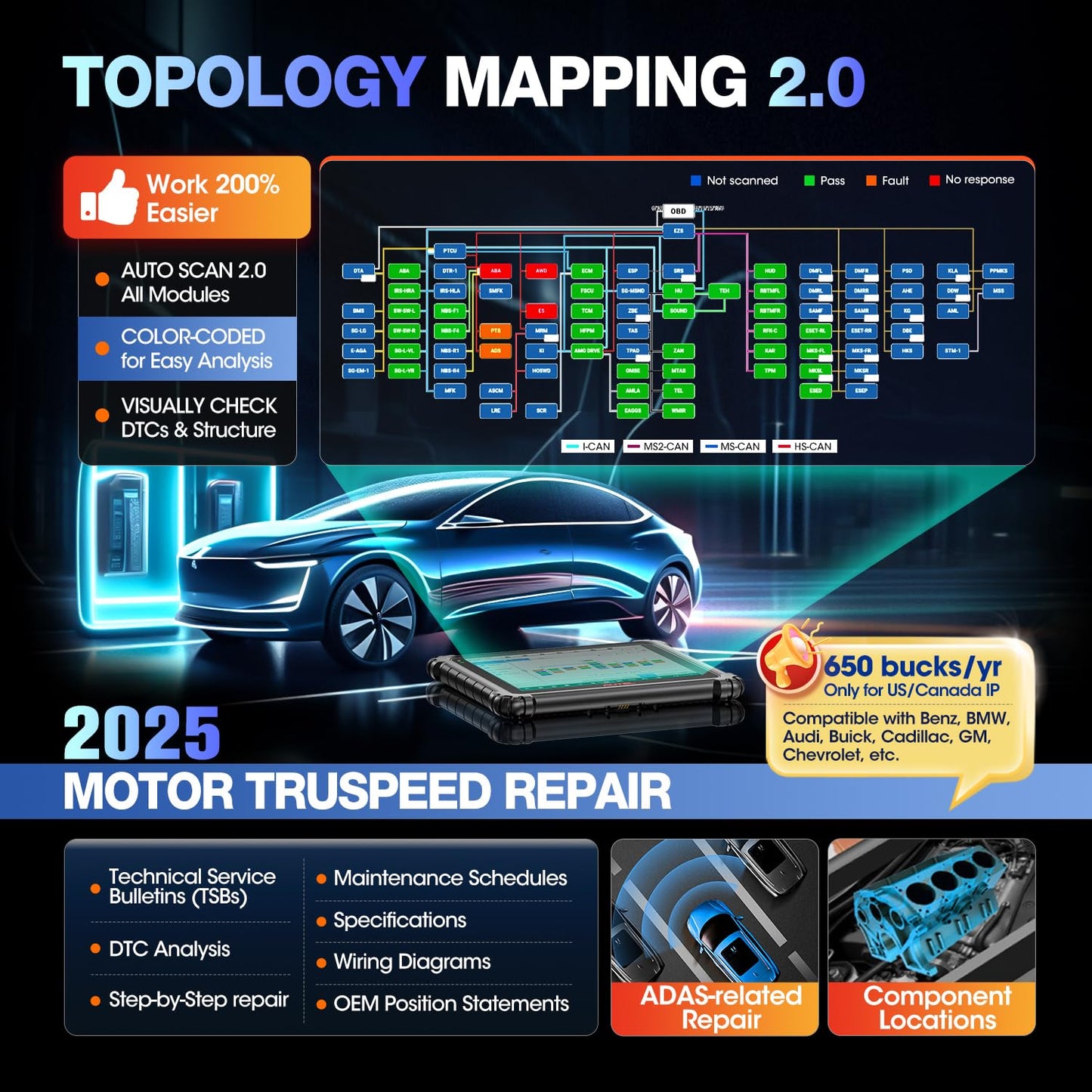 Autel MaxiSYS Ultra EV 2025 – Advanced EV Diagnostic & Battery Analyzer