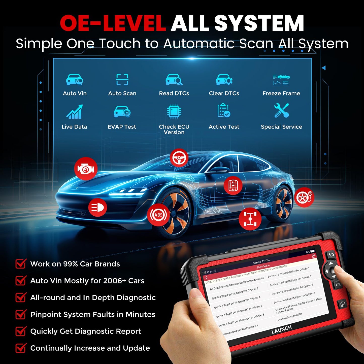 LAUNCH X431 CRP919E Elite 2025 Bidirectional Scanner