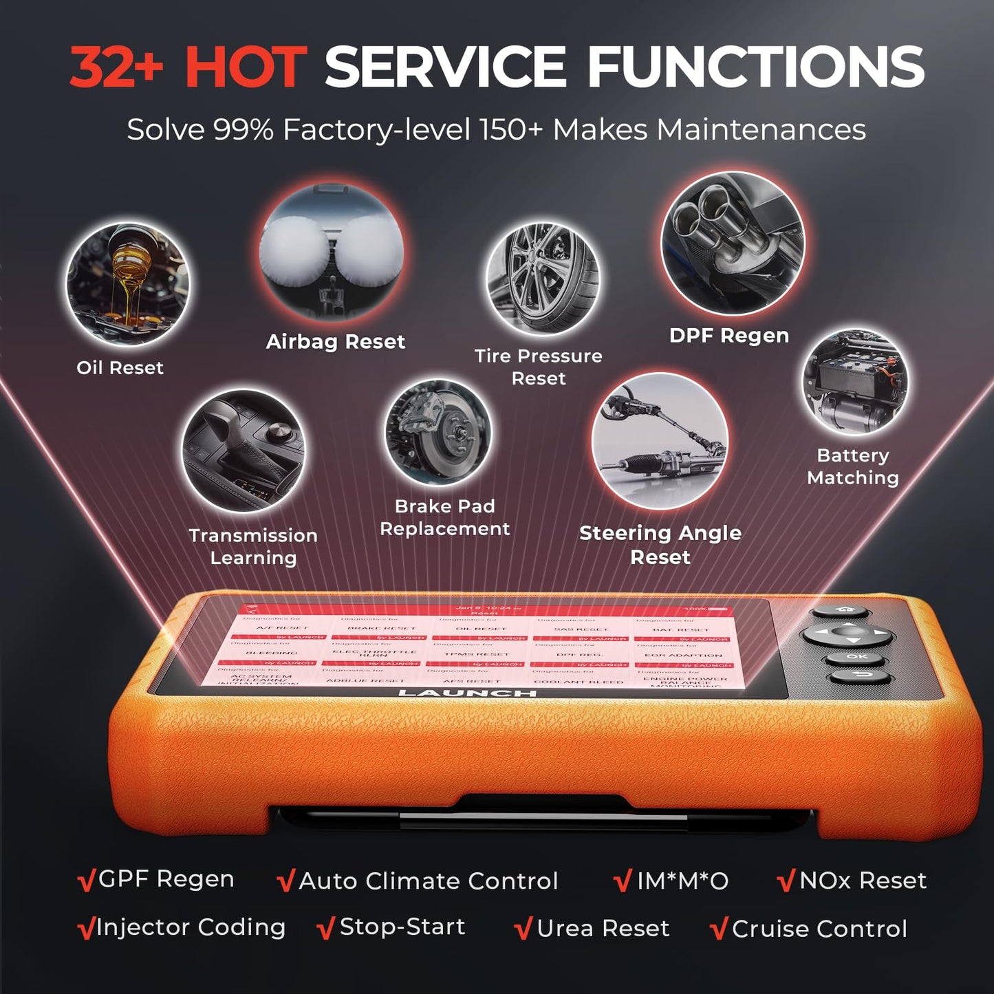 LAUNCH X431 CRP919C Lite 2025 Bidirectional OBD2 Scanner - 32+ Services