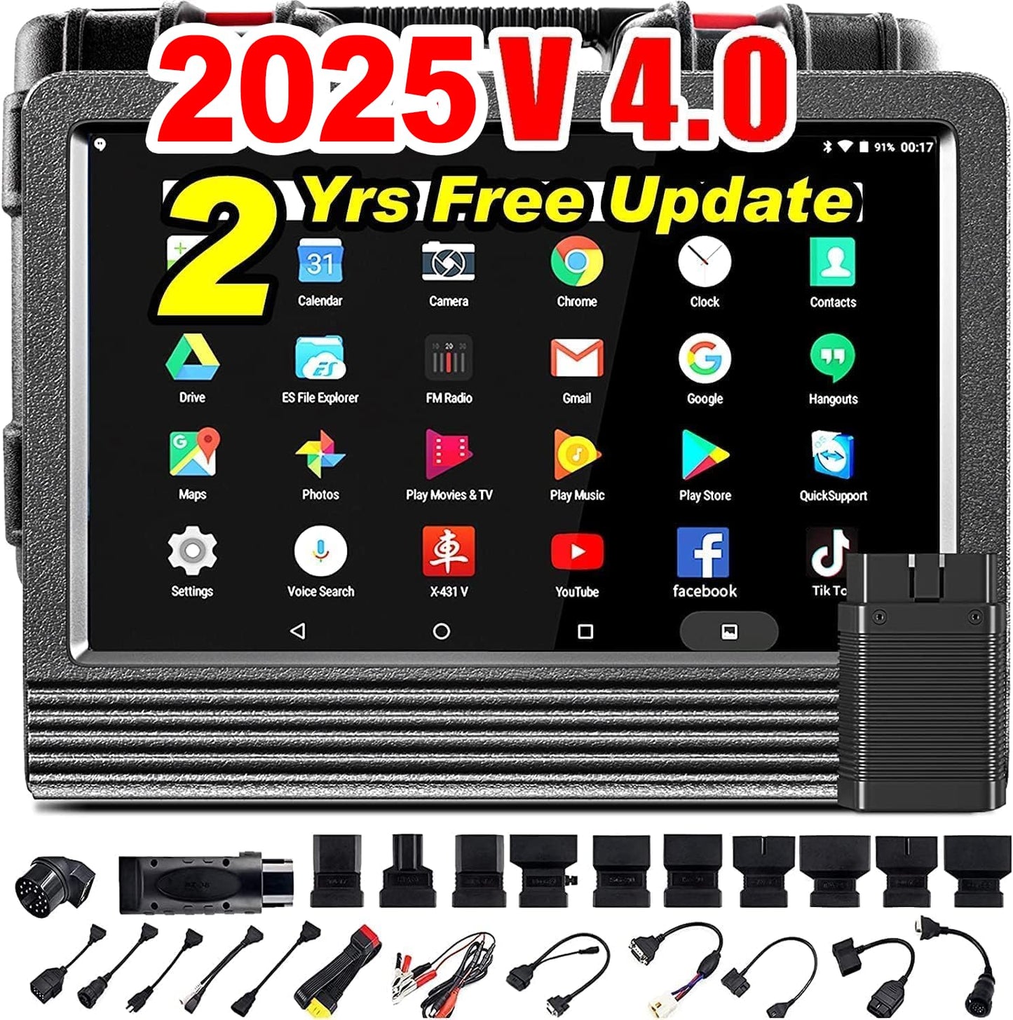 LAUNCH X431 PRO V 4.0 Elite – 2025 Full OBD1 & OBD2 Bidirectional Scanner