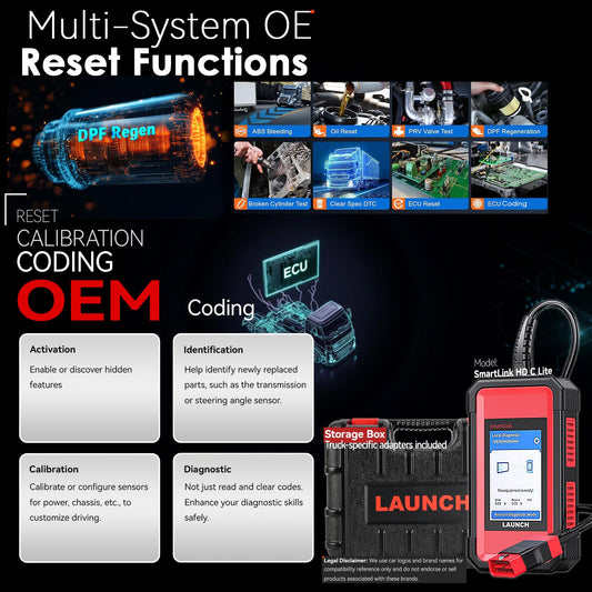 LAUNCH SmartLink C HD Elite Truck Scanner for X431