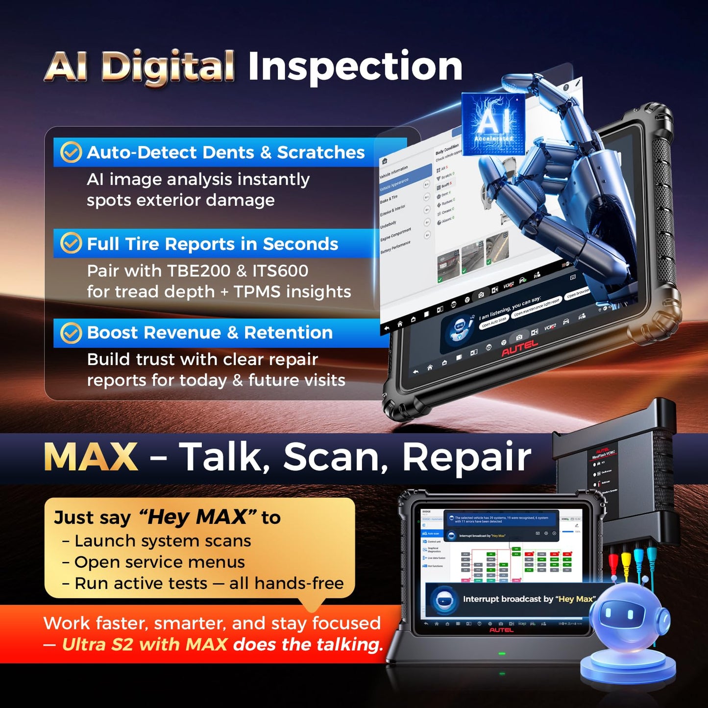 Autel MaxiSYS Ultra S2 – 2025 AI Diagnostic Scanner