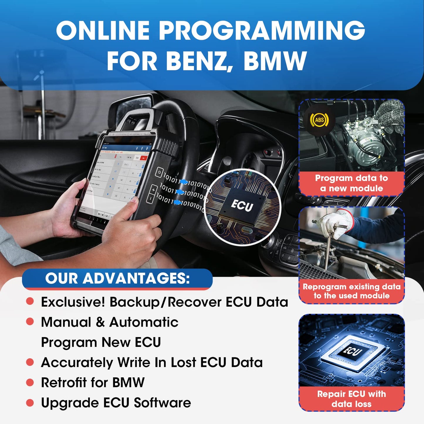 LAUNCH X431 PAD VII Elite 2025 - Advanced ECU Programming & Diagnostic Scanner