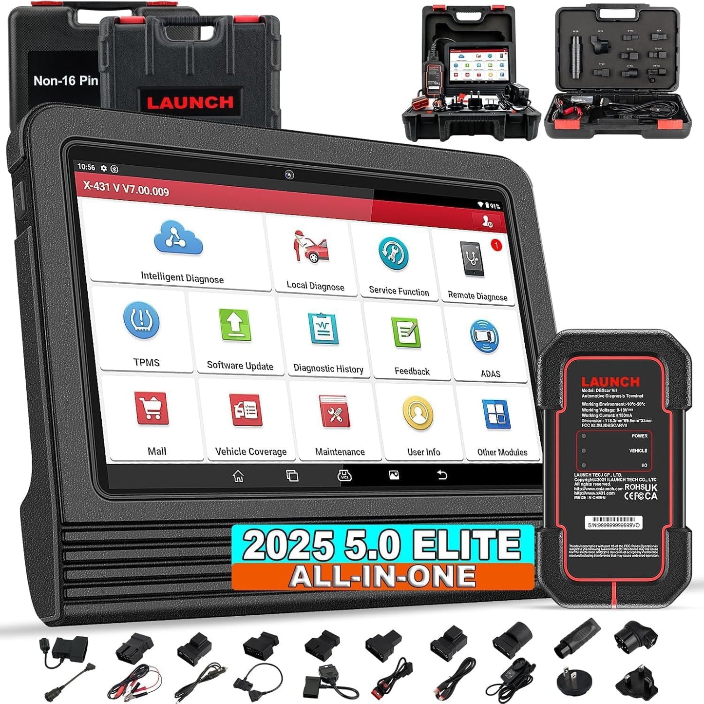 LAUNCH X431 V Pro 5.0 Elite 2025 | Bi-Directional Bluetooth Scanner