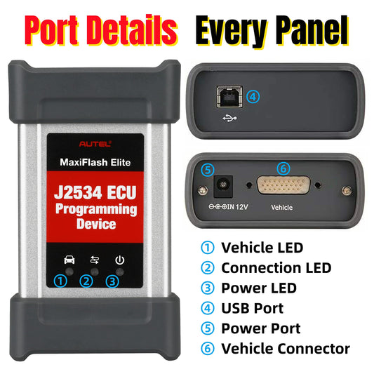 Autel MaxiFlash Elite J2534 ECU Programmer – Multi-Protocol Interface