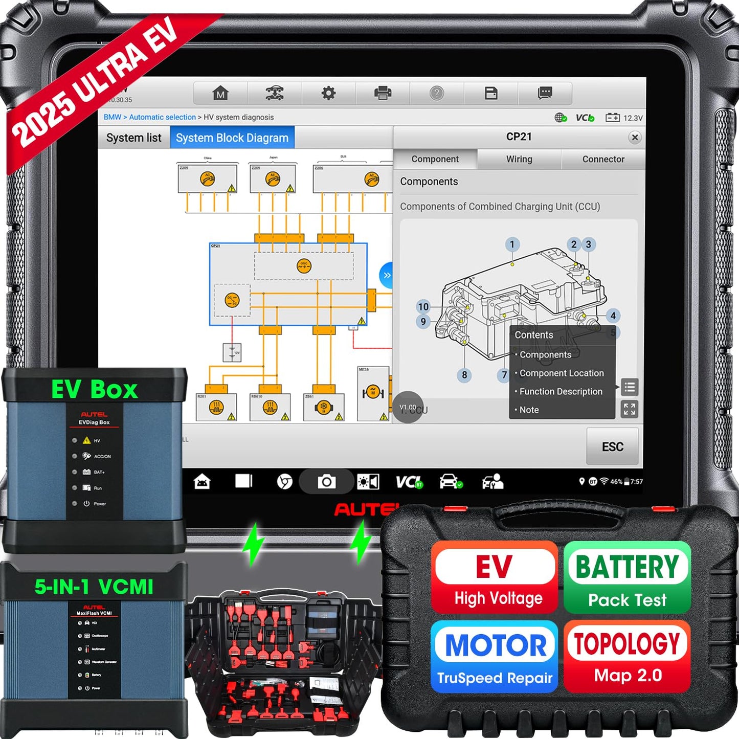 Autel MaxiSYS Ultra EV 2025 – Advanced EV Diagnostic & Battery Analyzer