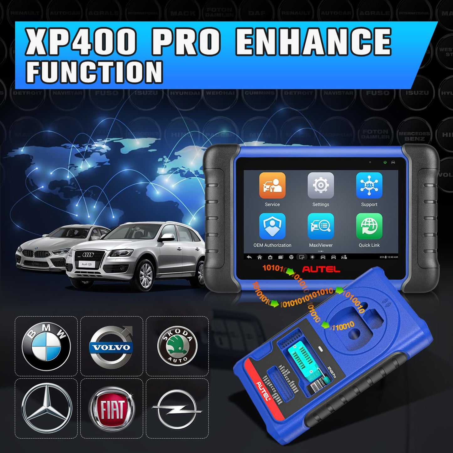 Autel MaxiIM XP400 PRO Key Programmer 2025 – 3000+ Chip Read & Write