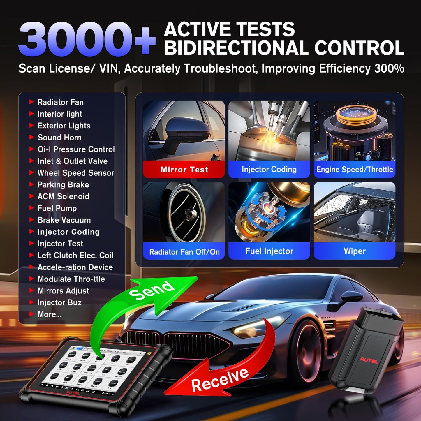 Autel MaxiCOM MK900TS Diagnostic Scanner 2025