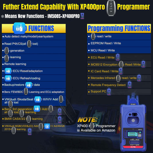 Autel IM508S + XP400PRO Key Programmer & Diagnostic Tool