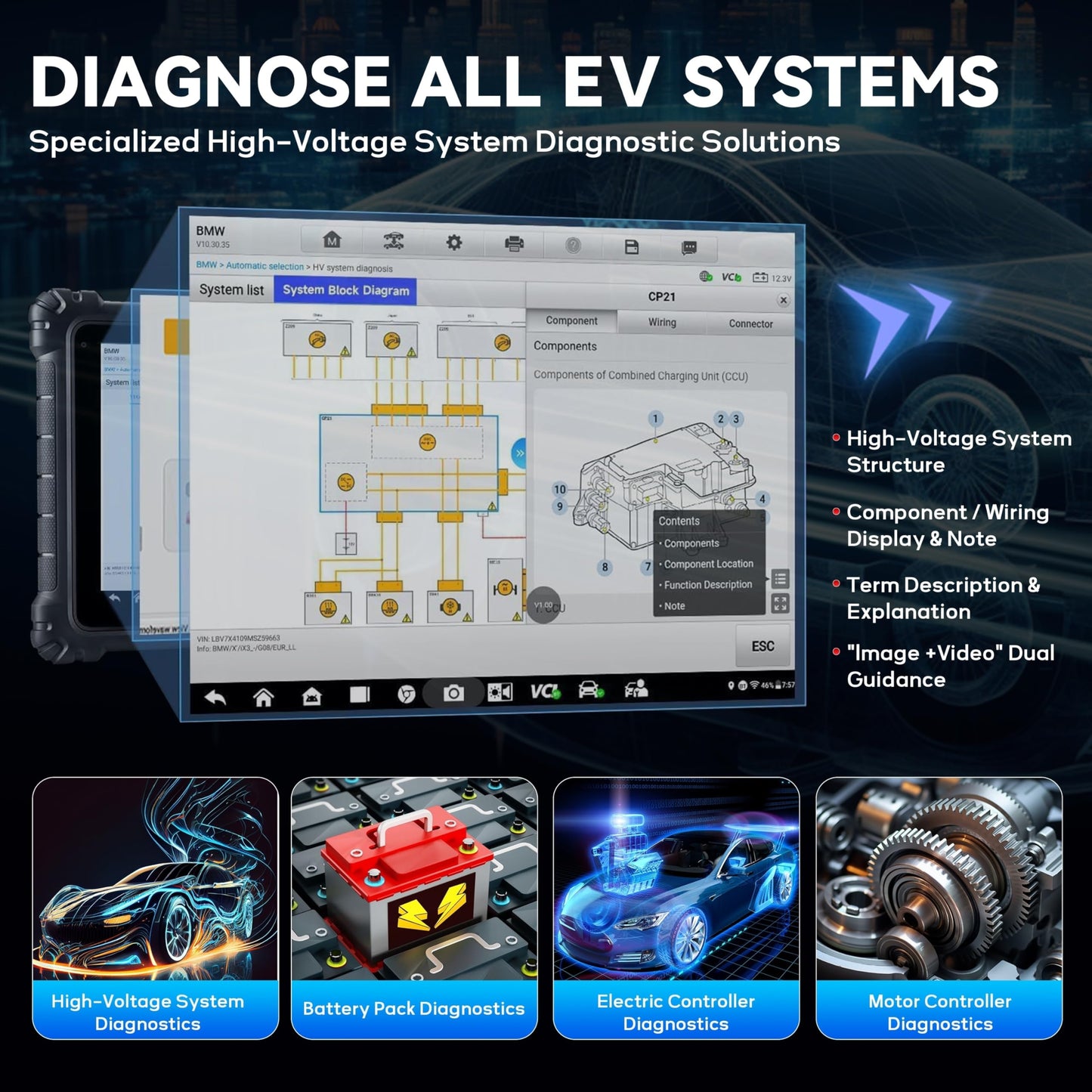 Autel MaxiSys Ultra EV 2025 – Advanced EV Diagnostic Scanner