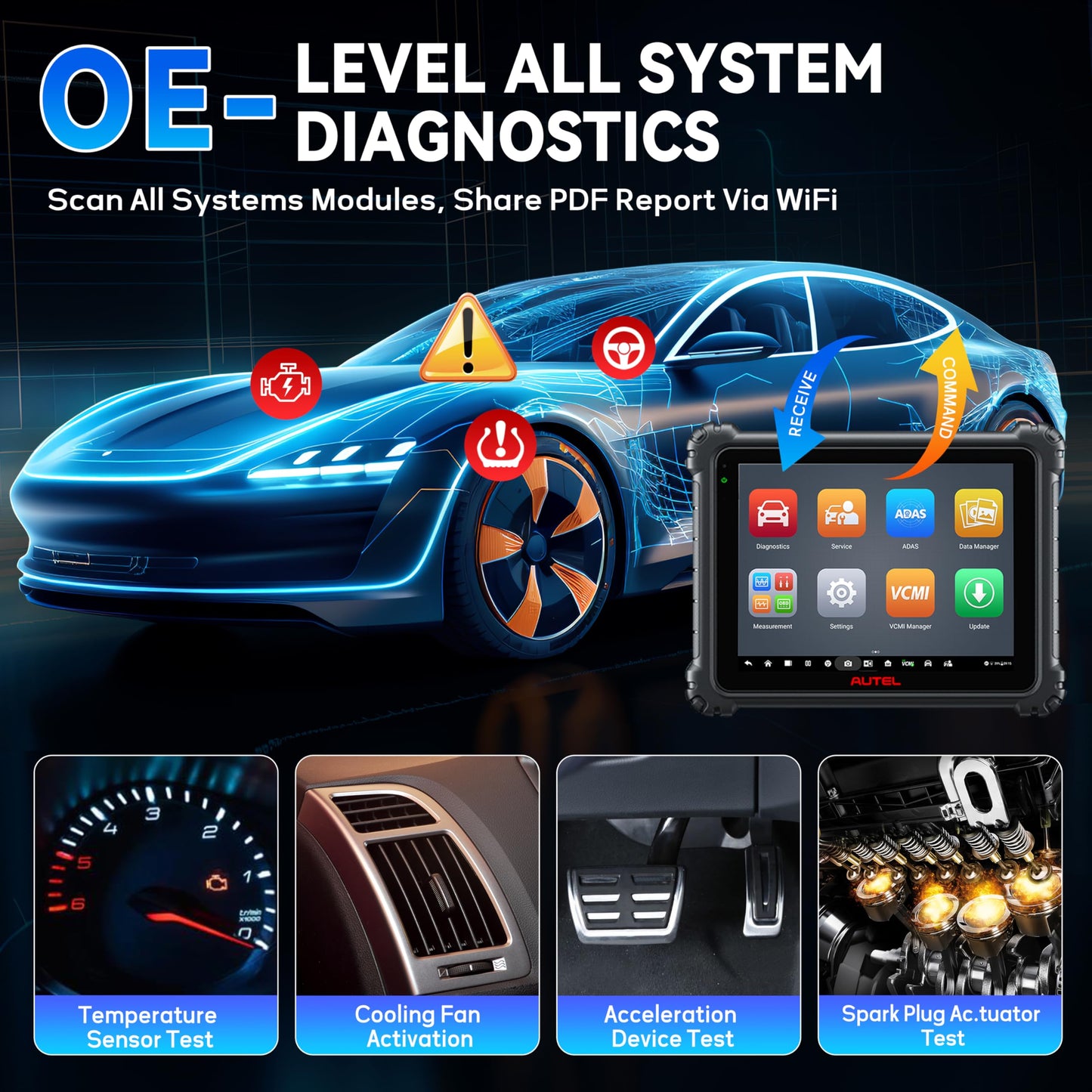 Autel MaxiSys Ultra OBD2 Scanner Tablet – Full System Diagnostic & ECU Coding