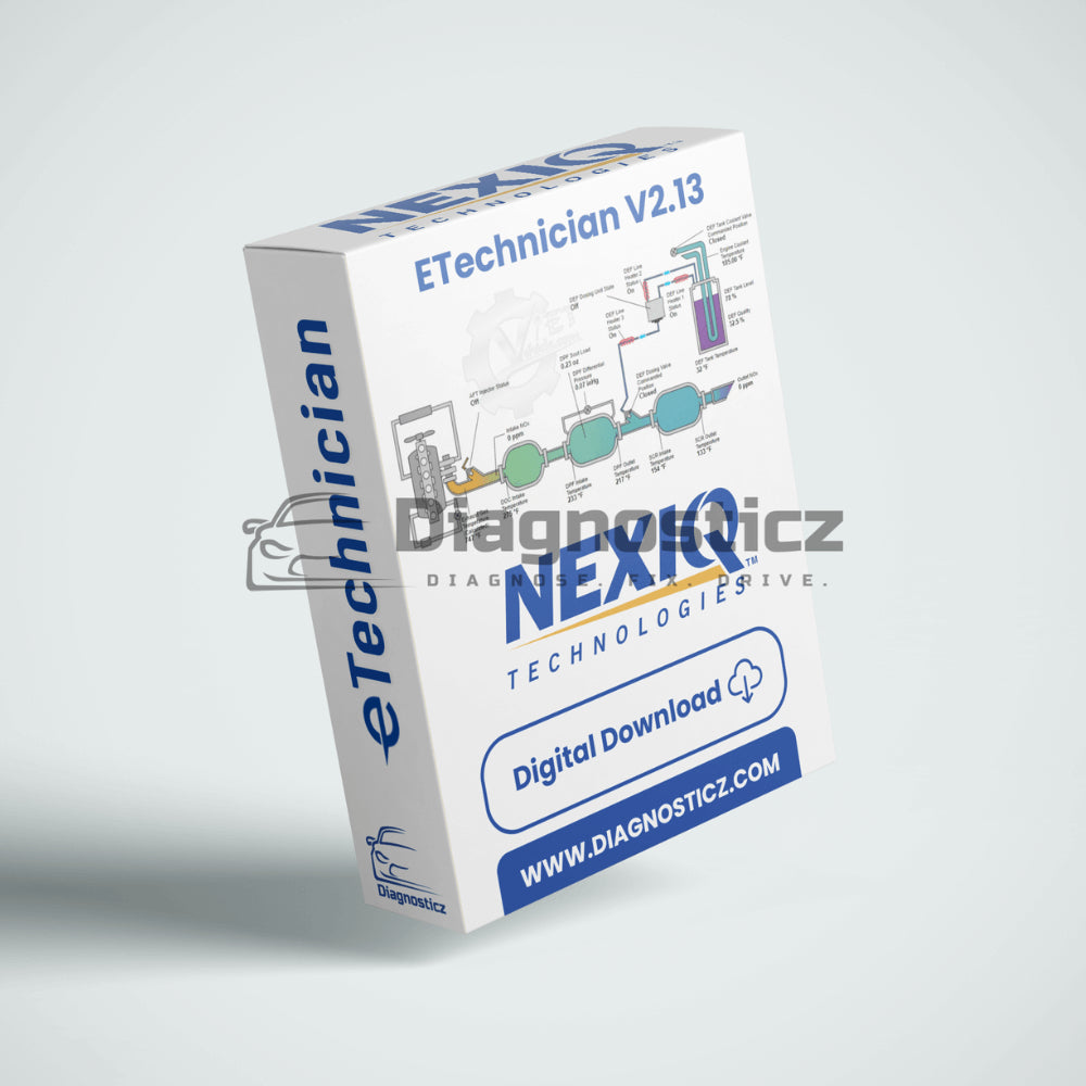 NEXIQ eTechnician 2.13 digital installer with setup and documentation