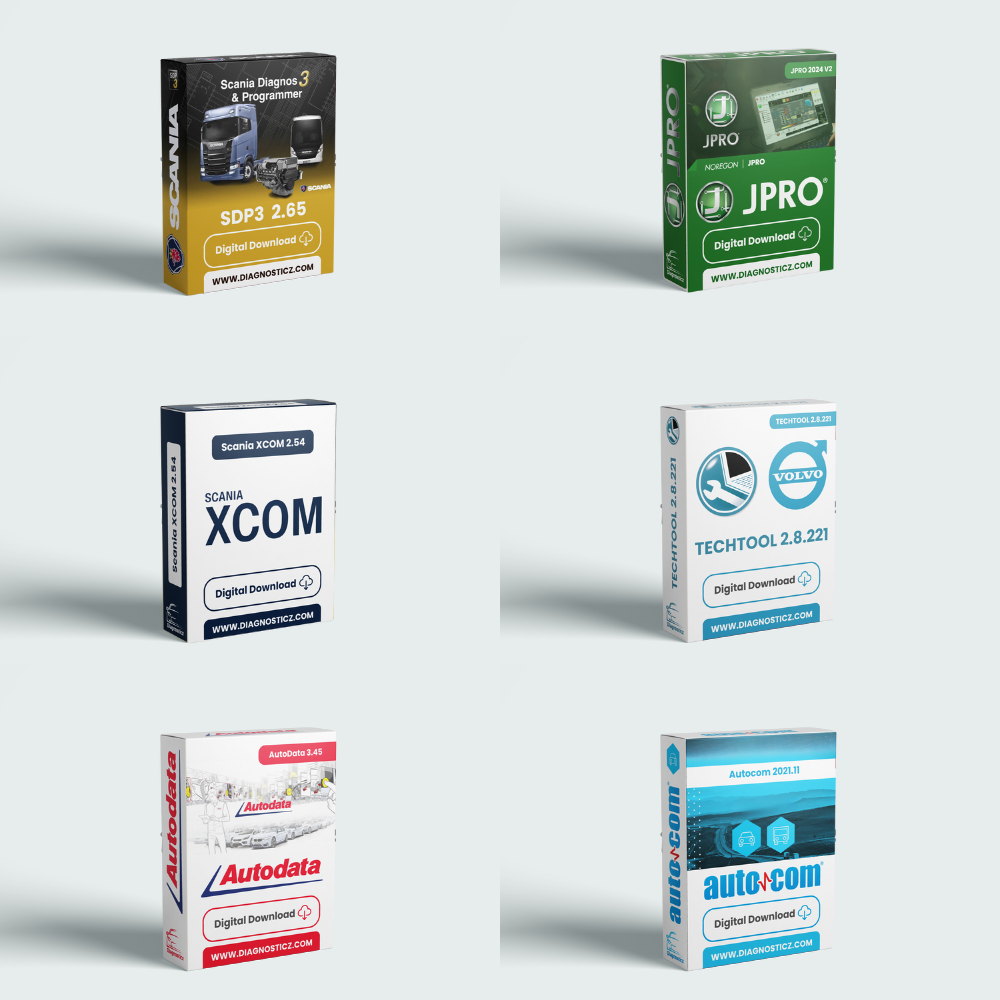 6-in-1 Truck Diagnostics Software Bundle | BIG Deal – Save Up to 60%