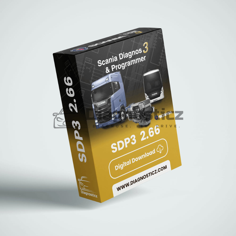Official Scania SDP3 2.66.1 diagnostic and ECU programming