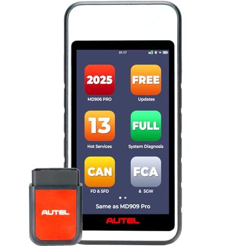Autel MD906PRO 2025 OBD2 Scanner – Full Systems + 12 Services