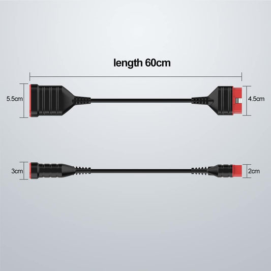 THINKCAR OBD2 Extension Cable – 60cm Flat Adapter