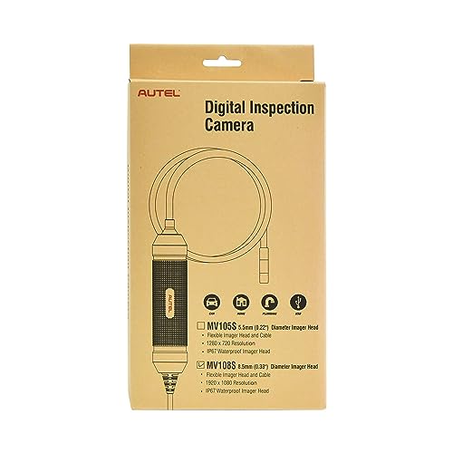 Autel MaxiVideo MV108S HD Inspection Camera – 8.5mm Endoscope 1920P