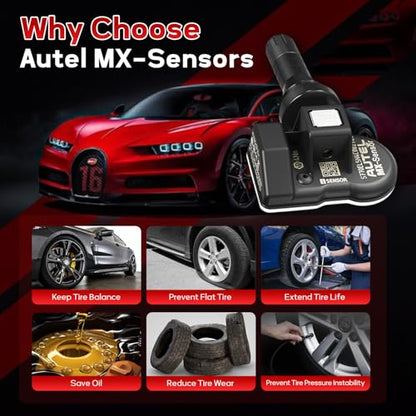 Autel MX-Sensor TPMS 2-in-1 Rubber Stem Set (16pcs)