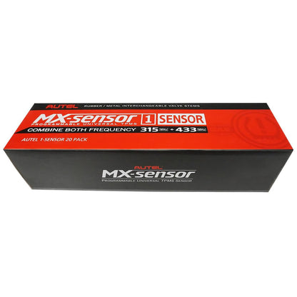 Autel MX-Sensor 1 - Bulk 20 Programmable TPMS Sensors with Rubber Valve