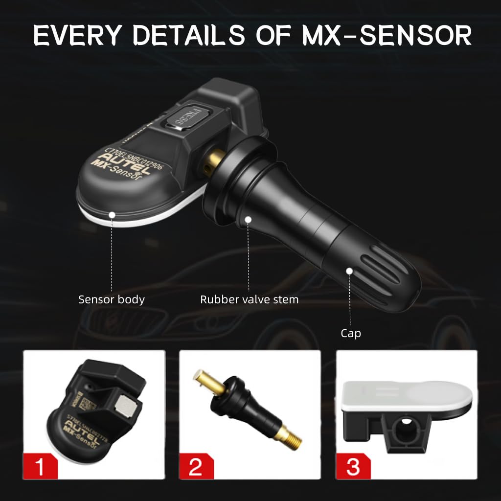 Autel MX-Sensor 2in1 TPMS Sensor 315/433MHz Programmable (4pcs)