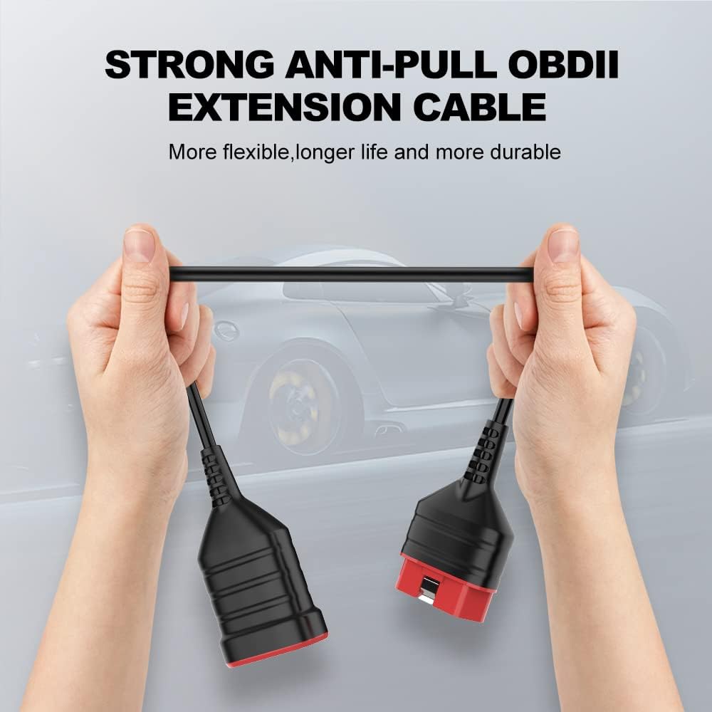 THINKCAR OBD2 Extension Cable – 60cm Flat Adapter