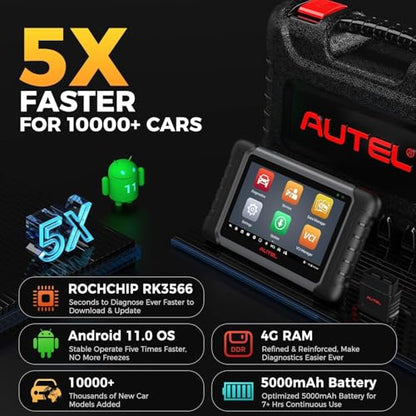 Autel MaxiDAS DS808S-BT PRO Scanner – 2025 ECU Coding & 11 Adapters