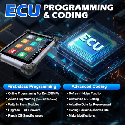 Autel MaxiSys Elite II Pro Scanner | J2534 ECU Coding, 40+ Resets, CAN FD & DoIP