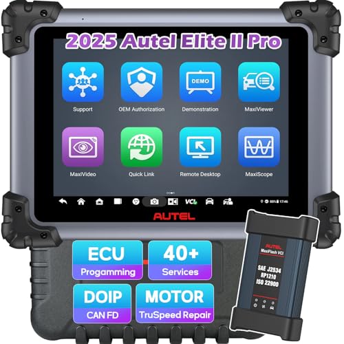 Autel MaxiSys Elite II Pro Scanner | J2534 ECU Coding, 40+ Resets, CAN FD & DoIP