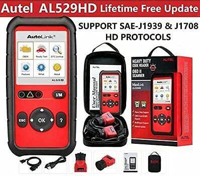 Autel AutoLink AL529HD Heavy Duty OBD2 Scanner – Truck Code Reader