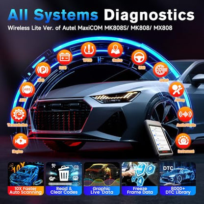 Autel MD906 PRO 2025 OBD2 Scanner – All Systems, 11 Services