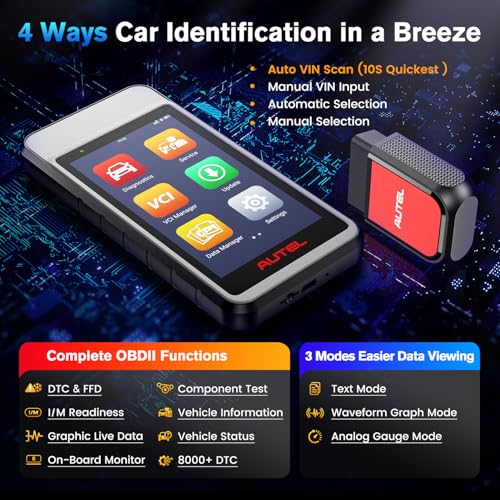 Autel MD906 PRO 2025 OBD2 Scanner – All Systems, 11 Services