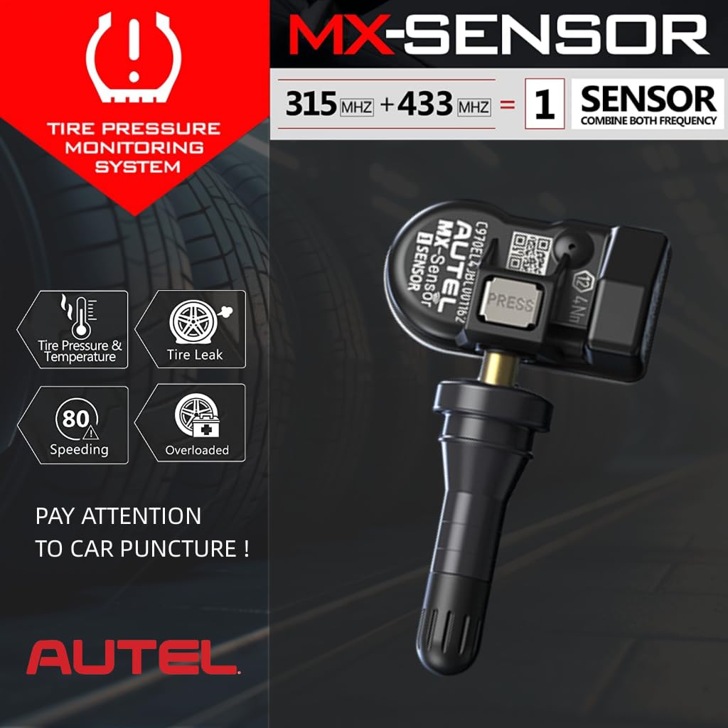 Autel MX-Sensor 2in1 TPMS Sensor 315/433MHz Programmable (4pcs)