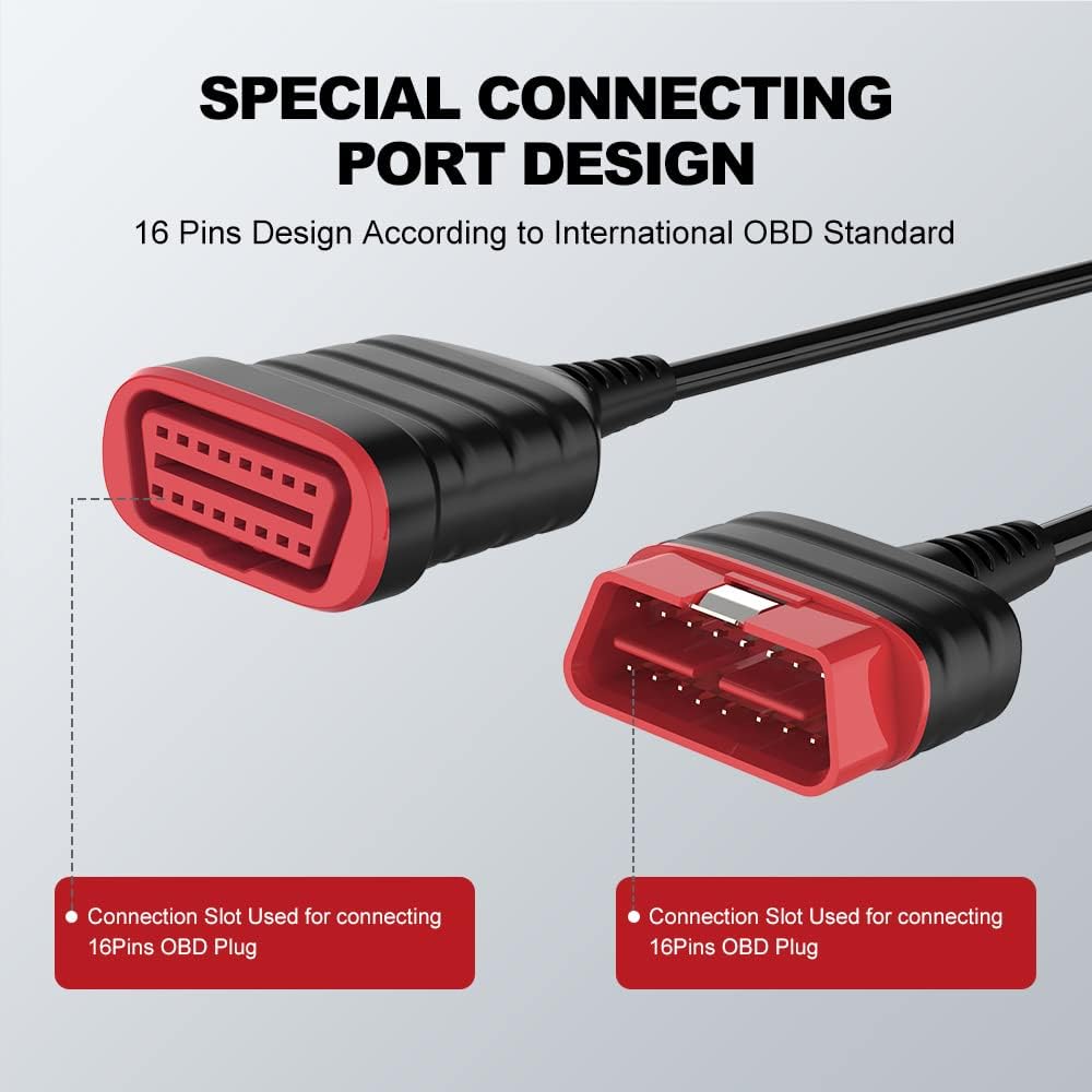 THINKCAR OBD2 Extension Cable – 60cm Flat Adapter