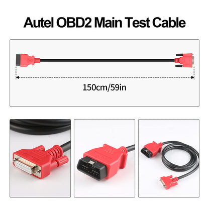Autel OBD2 Main Test Cable Compatible with MaxiSys MS908 & More