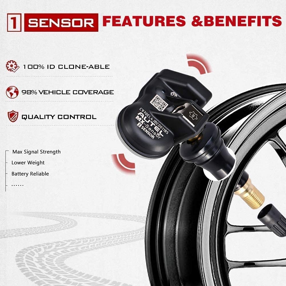 Autel Dual Frequency 315MHz & 433MHz MX TPMS Sensor Rubber Stem