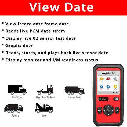 Autel AutoLink AL529HD 2024 Heavy Duty Truck OBD2 Code Reader