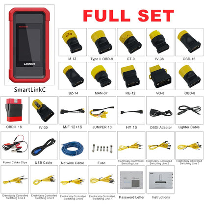 Launch X431 SmartLink HD Module for 24V Trucks & CANFD/DOIP