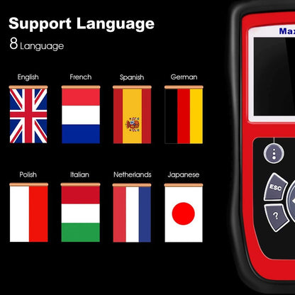 Autel MaxiCheck Pro OBD2 ABS Scanner with Oil Reset & EPB - Lifetime Updates