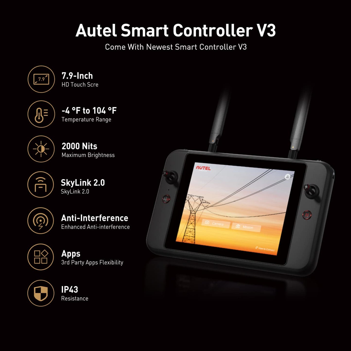 Autel EVO II PRO RTK V3 Drone - 1" 6K HDR Camera & Centimeter RTK
