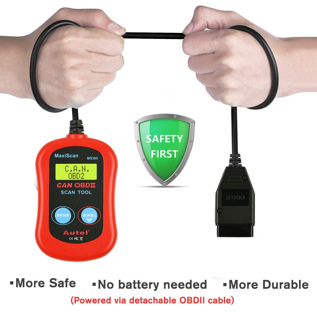 Autel MS300 OBD2 Code Reader – Check Engine Light Tool