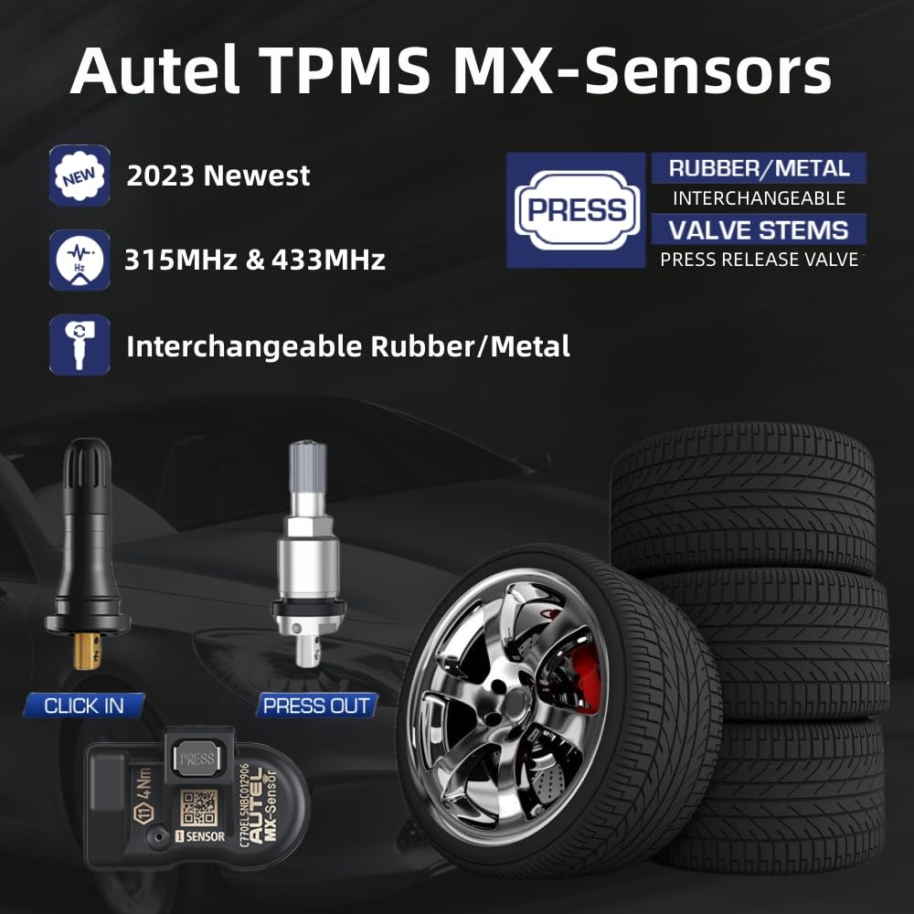 Autel MX-Sensor TPMS 20pcs – 2in1 315MHz/433MHz Tire Sensors