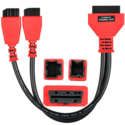 Autel 12+8 OBD2 Adapter for Chrysler | Bypass FCA Gateway Cable