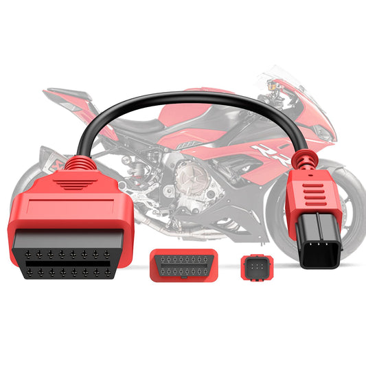 Autel Euro 5 6-Pin OBD Adapter for Motorcycle Diagnostics