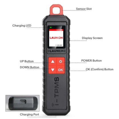 2025 LAUNCH X-431 i-TPMS Tire Pressure Service Tool for All 315/433MHz Sensors