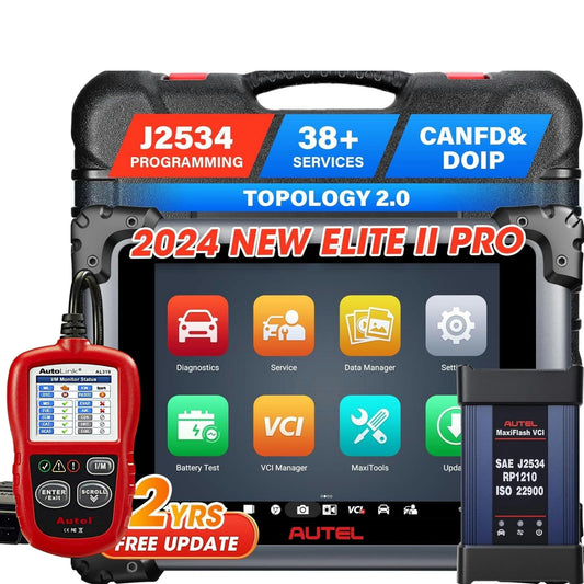 Autel MaxiSys Elite II Pro 2025 OBD2 Scanner with J2534 ECU Programming
