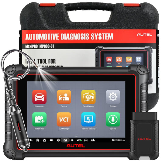 Autel MaxiPRO MP900Z-BT Scanner with MV108S Endoscope – ECU Coding & 40+ Services